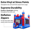 Image of Commercial Inflatable Bounce House with Blower, Stars and Stripes