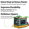 Image of Kids Tropical Fire Marble Water Slide Bounce House Combo with Blower
