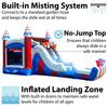 Image of Bald Eagle Double Water Slide Bounce House with Blower