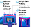 Image of Sale on Mega Pink Inflatable Water Slide Bounce House Combo with Blower