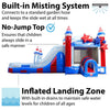 Image of Mega Stars and Stripes Inflatable Water Slide Bounce House Combo with Blower