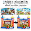 Image of Rainbow Modular Bounce House with Blower