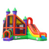 Image of Sale on Rainbow Deluxe Bouncy Castle Inflatable Bounce House Slide Combo w/ Blower