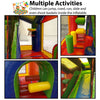 Image of Save on Rainbow Commercial Inflatable Bounce House with Slide Combo and Blower