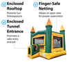 Image of Yellow Marble Modular Bounce House with Blower