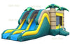 Image of 14'H Dry Tropical Double Lane Combo by Jungle Jumps