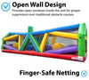 Image of 40' Retro Radical Run Extreme Unit #3 Inflatable Obstacle Course with Blower