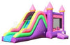Image of 15'H Pink Castle Combo by Jungle Jumps