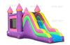 Image of 15'H Pink Castle Combo by Jungle Jumps