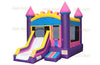 Image of 15'H Pink Front Slide Combo II by Jungle Jumps