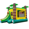 Image of Rental Lite Tropical Bounce House Slide Combo with Non-Removable Pool