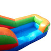 Image of Rental Lite Rainbow Inflatable Double Water Slide Bounce House with Blower