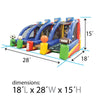 Image of 4-in-1 Inflatable Interactive Sports Game with Blower
