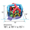 Image of Retro Inflatable Wrecking Ball Game with Blower and Accessories