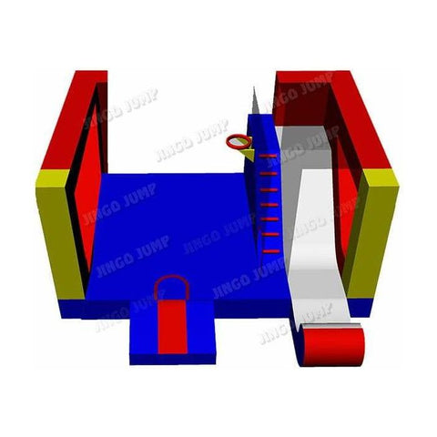 Jingo Jump Commercial Bouncers 4 In 1 Modular Castle Combo by Jingo Jump Model #  508 110 4 In 1 Modular Castle Combo by Jingo Jump SKU# 110