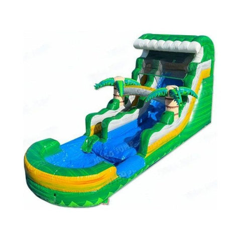 Jingo Jump Inflatable Bouncers 14 FT Tropical Blast Water Slide by Jingo Jump 781880243991 73-1 14 FT Tropical Blast Water Slide by Jingo Jump SKU# 73-1