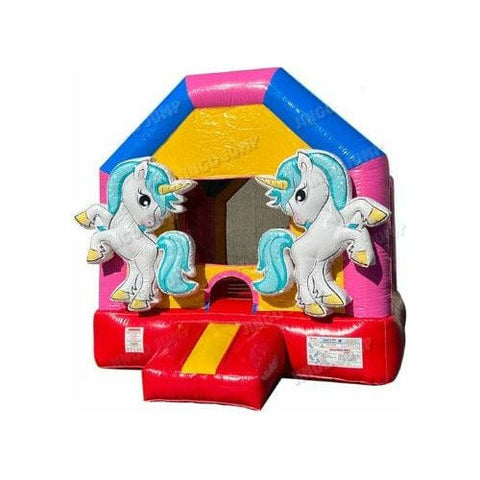 Jingo Jump Inflatable Bouncers 14'H Unicorn Fun House by Jingo Jump 781880290469 351 14'H Unicorn Fun House by Jingo Jump SKU# 351