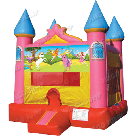 Jingo Jump Inflatable Bouncers 15'H Unicorn Castle by Jingo Jump 781880290476 308-2 15'H Unicorn Castle by Jingo Jump SKU# 308-2