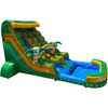Image of Jingo Jump Inflatable Bouncers 18 FT 2 Lane Tropical Wet-Dry Slide by Jingo Jump 18 FT 2 Lane Unisex Wet-Dry Slide by Jingo Jump SKU# 64