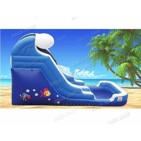 Jingo Jump Water Parks & Slides 13'H Semi-Commercial Water Slide by Jingo Jump 781880225973 303-4 Semi-Commercial Water Slide by Jingo Jump SKU# 303-4