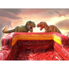 Image of Jingo Jump Water Parks & Slides 16FT Jurassic Water Slide by Jingo Jump 781880280897 16JUWS 16FT Jurassic Water Slide by Jingo Jump SKU# 16JUWS