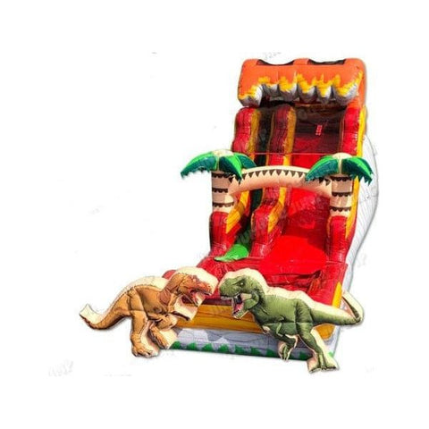 Jingo Jump Water Parks & Slides 16FT Jurassic Water Slide by Jingo Jump 781880280897 16JUWS 16FT Jurassic Water Slide by Jingo Jump SKU# 16JUWS