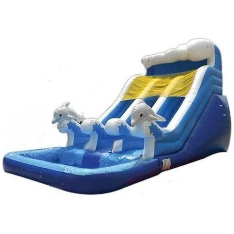 Jingo Jump WET N DRY COMBOS 20 FT 2 Lane Dolphin Wet-Dry Slide by Jingo Jump 57 20 FT 2 Lane Dolphin Wet-Dry Slide by Jingo Jump SKU# 57