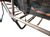 Image of JumpKing 10'x17' Multi-Level Oval Trampoline - Outdoor/Indoor Recreational Trampoline w/ Basketball Hoop, Toss Game, Enclosure Net - Large Trampoline and Great Gift for Kids, Adults, & Family Fun