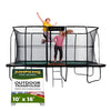 Image of JumpKing Pro-Series 10'x16' Rectangle Trampoline - Outdoor/Indoor Recreational Trampoline with Enclosure Net - Professional Trampoline, Perfect Gift for Kids, Adults, Family for Fun & Fitness