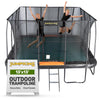Image of JumpKing 13' x 13' Square Trampoline - Outdoor/Indoor Recreational Trampoline - Large Trampoline and Great Gift for Kids, Adults, & Family Fun