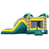 Image of Jungle Jumps Inflatable Bouncers 14'H Dry Tropical Double Lane Combo by Jungle Jumps 781880288695 CO-1479-B 14'H Dry Tropical Double Lane Combo by Jungle Jumps SKU #CO-1479-B