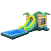 Image of Jungle Jumps Inflatable Bouncers 14' H Palm House Combo with Pool by Jungle Jumps 781880285779 CO-1087-B 14' H Palm House Combo with Pool by Jungle Jumps SKU#CO-1087-B