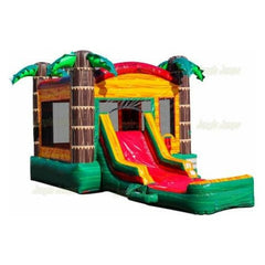 Jungle Jumps Inflatable Bouncers 14' H Palm Paradise Combo with Pool by Jungle Jumps CO-1580-B 14' H Palm Paradise Combo with Pool by Jungle Jumps SKU #CO-1580-B