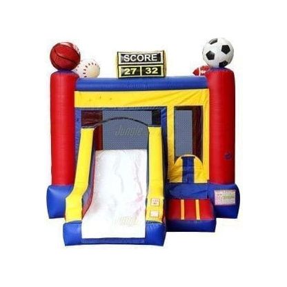 Jungle Jumps Inflatable Bouncers 14'H Sports Front Combo by Jungle Jumps 781880288619 CO-1546-B 14'H Sports Front Combo by Jungle Jumps SKU# CO-1546-B