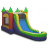Image of Jungle Jumps Inflatable Bouncers 15'H Castle Combo with Splash Pool II by Jungle Jumps 781880271437 CO-1219-B