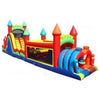 Image of Jungle Jumps Inflatable Bouncers 18'H Dual Castle Obstacle Course by Jungle Jumps 781880288305 IN-1137-A 18'H Dual Castle Obstacle Course by Jungle Jumps SKU # IN-1137-A