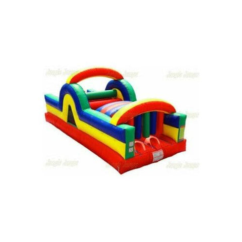 Jungle Jumps Inflatable Bouncers 59 feet Obstacle Course with Slide by Jungle Jumps 781880288275 IN-1170-A 59 feet Obstacle Course with Slide by Jungle Jumps SKU # IN-1170-A