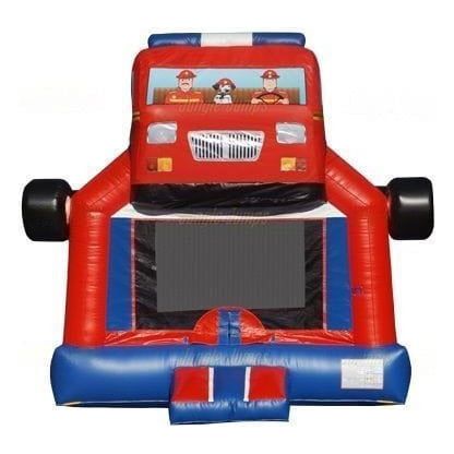 Jungle Jumps Inflatable Bouncers Fire Truck Bounce House by Jungle Jumps BH-2133-B Fire Truck Bounce House by Jungle Jumps SKU#BH-2133-B