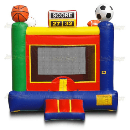 Jungle Jumps Inflatable Bouncers Red Sport Arena by Jungle Jumps 781880289005 BH-1197-B Red Sport Arena by Jungle Jumps SKU # BH-1197-B
