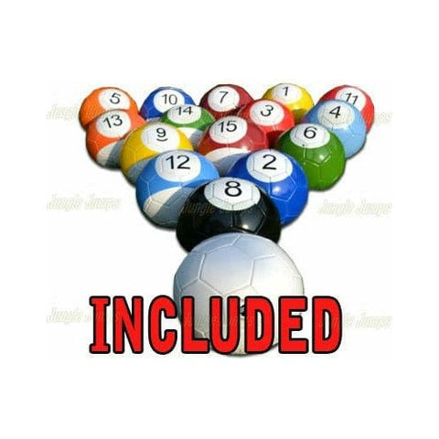 Jungle Jumps Inflatable Bouncers Snooker Game by Jungle Jumps 781880288190 GA-1039-A Snooker Game by Jungle Jumps SKU # GA-1039-A