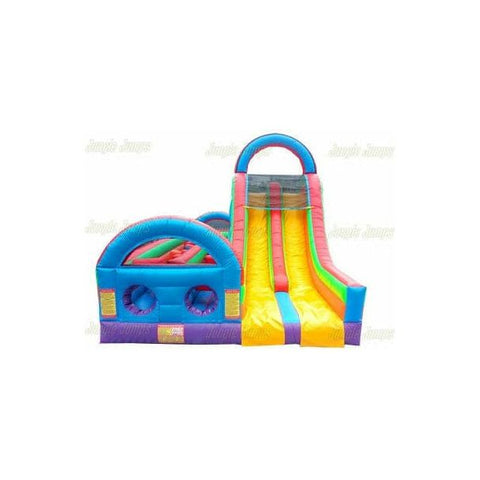 Jungle Jumps Inflatable Bouncers The Race by Jungle Jumps 781880288374 IN-1164-A The Quest Challenge by Jungle Jumps SKU # IN-1164-A