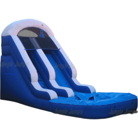 Jungle Jumps Water Parks & Slides 14'H Blue Water Slide by Jungle Jumps 781880263081 SL-1205-M 14'H Blue Water Slide by Jungle Jumps SKU# SL-1205-M
