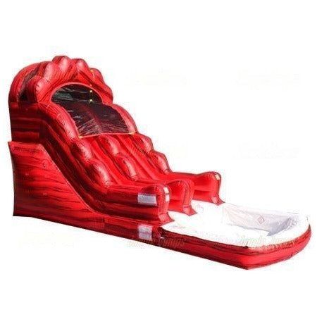 Jungle Jumps Water Parks & Slides 14'H Wave Red Black Marble w Pool by Jungle Jumps 781880279709 SL-1418-M 14'H Wave Red Black Marble w Pool by Jungle Jumps SKU#SL-1418-M