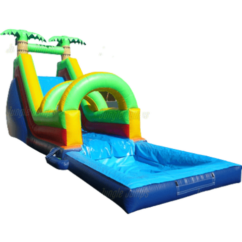 Jungle Jumps Water Parks & Slides 17'H Fun Slide With Pool II by Jungle Jumps 781880266822 SL-1093-B 17'H Fun Slide With Pool II by Jungle Jumps SKU# SL-1093-B
