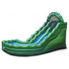 Image of Jungle Jumps Water Parks & Slides 18'H Emerald Rippling Tide Slide Splash Pool by Jungle Jumps 22'H Double Slide Raging Tides & SNSL by Jungle Jumps SKU#SL-1241-D