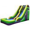 Image of Jungle Jumps Water Parks & Slides 18'H Green Straight Waterslide by Jungle Jumps 781880279716 SL-WS151-B 18'H Green Straight Waterslide by Jungle Jumps SKU#SL-WS151-B