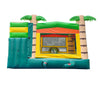 Image of Modular Tropical Water Slide Bounce House Combo with Detachable Pool and Blower