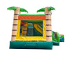 Image of Modular Tropical Water Slide Bounce House Combo with Detachable Pool and Blower
