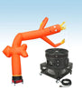 Image of 18' Inflatable Tube Man with Blower - Orange Arrow