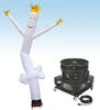 Image of 18' Inflatable Tube Man with Blower - White Arrow